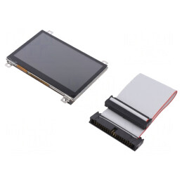 Afișaj TFT 4,3" 480x272mm cu Interfață 8080 și Ecran Capacitiv cu Ramă | Electronic-mag.ro | Componente Electronice