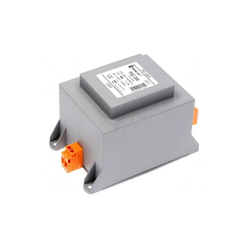 Transformator 200VA 230VAC pentru șină DIN | Electronic-mag.ro | Componente Electronice