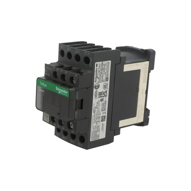 Contactor 4P 48VDC 25A 4 Auxiliare NC NO | Electronic-mag.ro | Componente Electronice