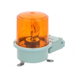 Semnalizator luminos rotativ ambră 24VDC IP66 | Electronic-mag.ro | Componente Electronice