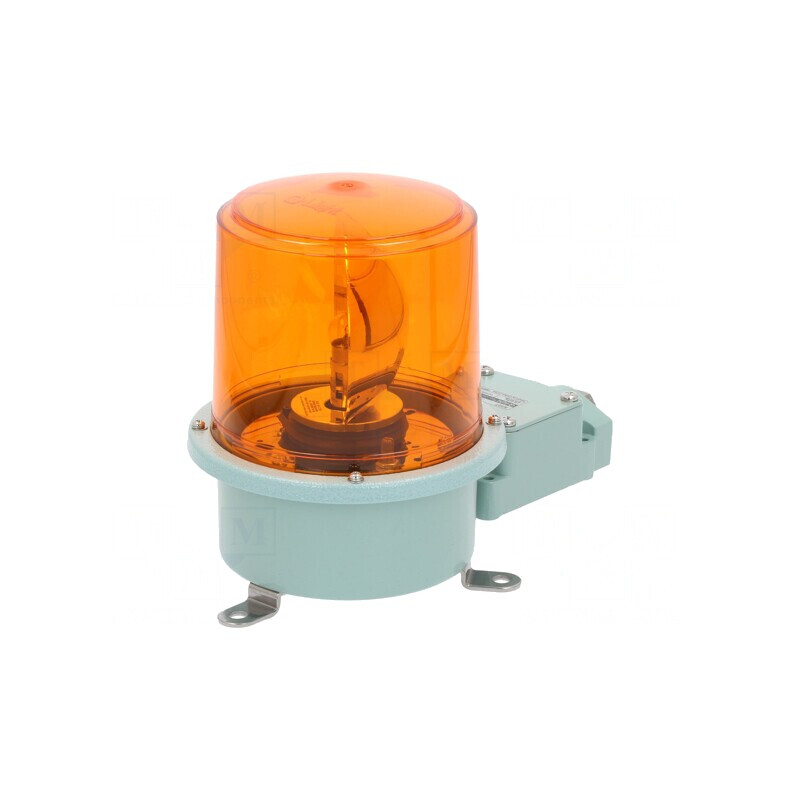 Semnalizator luminos rotativ ambră 24VDC IP66 | Electronic-mag.ro | Componente Electronice