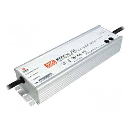 Alimentator Modular 225W 15VDC HEP-240-15A | Electronic-mag.ro | Componente Electronice
