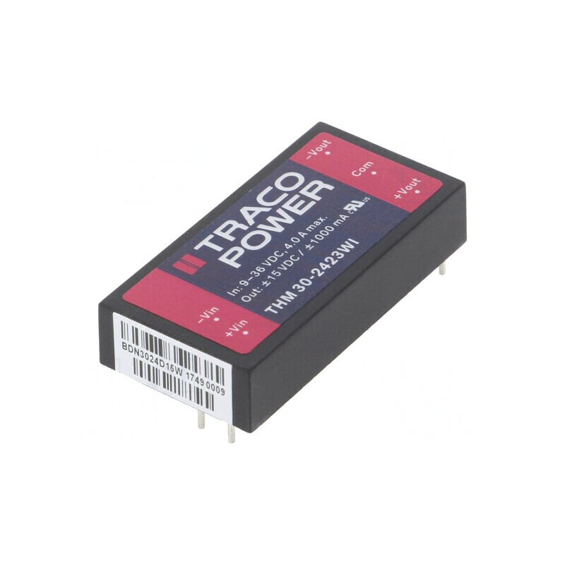 Convertor DC/DC 30W 9-36V la 15V/-15V | Electronic-mag.ro | Componente Electronice Convertor DC/DC 30W 9-36V la 15V/-15V | Electronic-mag.ro | Componente Electronice