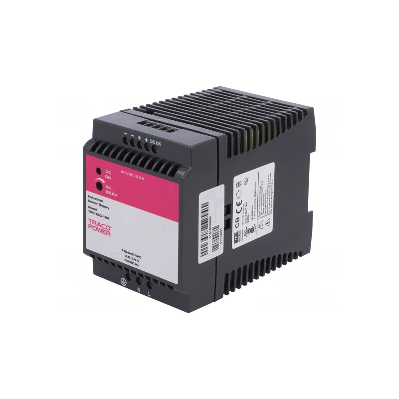 Alimentator 24V 120W pentru șină DIN | Electronic-mag.ro | Componente Electronice Alimentator 24V 120W pentru șină DIN | Electronic-mag.ro | Componente Electronice