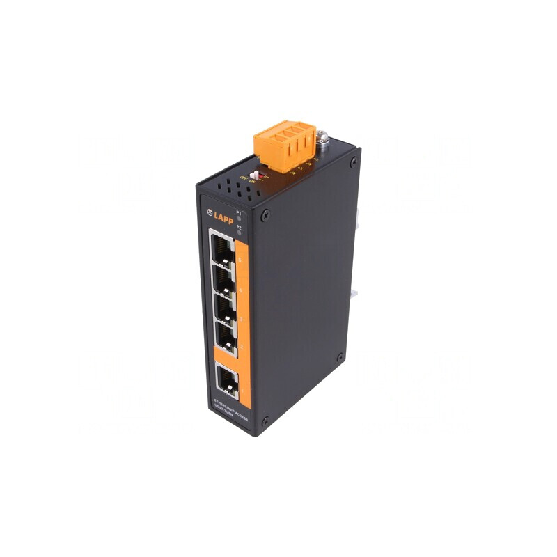 Switch Ethernet Neadministrabil 5 Porturi 12-48VDC | Electronic-mag.ro | Componente Electronice