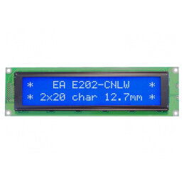 Afișaj LCD Alfanumeric 20x2 Albastru 190x54mm
