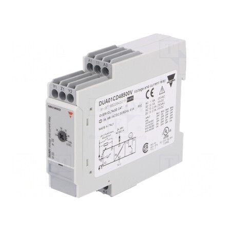 Releu Monitorizare Curent 24-48V AC/DC DUA01CD48500V | Electronic-mag.ro | Componente Electronice
