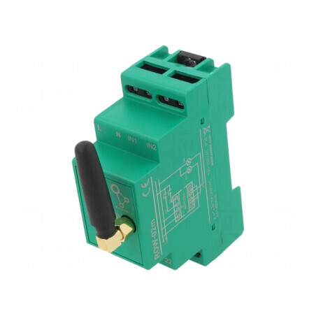 Controler cu 2 Canale pentru Șină DIN 230VAC IP20 | Electronic-mag.ro | Componente Electronice