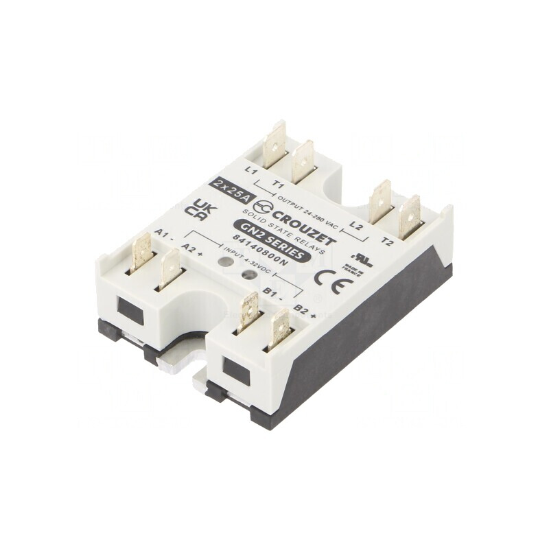 Releu Semiconductor 25A 1-Fazat 24-280VAC | Electronic-mag.ro | Componente Electronice