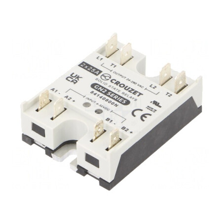 Releu Semiconductor 25A 1-Fazat 24-280VAC | Electronic-mag.ro | Componente Electronice