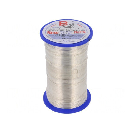 Sârmă Cupru Argintată 0,4mm 500g | Electronic-mag.ro | Componente Electronice