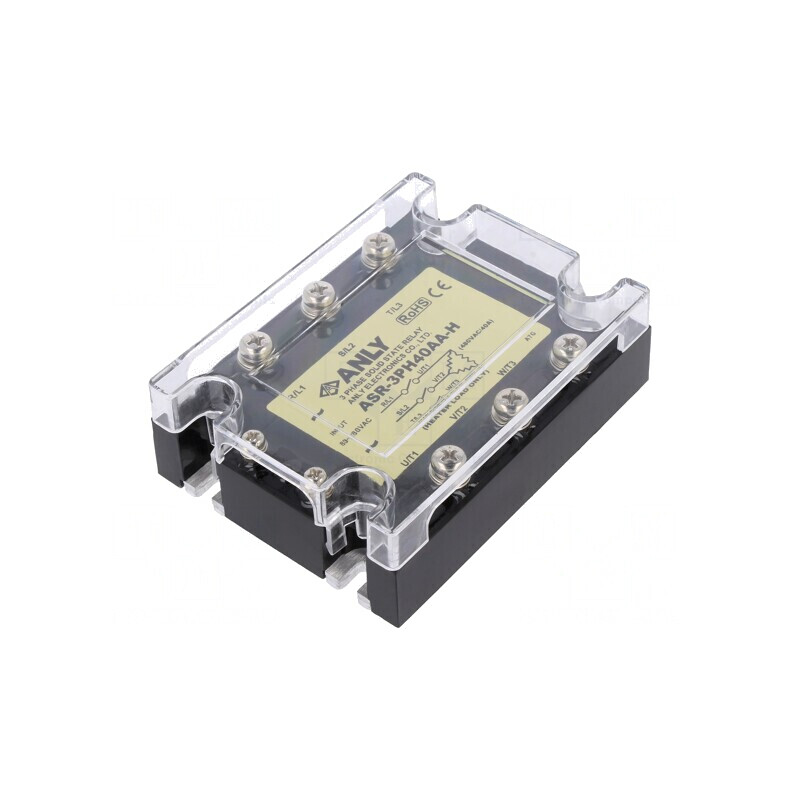 Releu Semiconductor 40A 3-Fazat 48-480VAC | Electronic-mag.ro | Componente Electronice