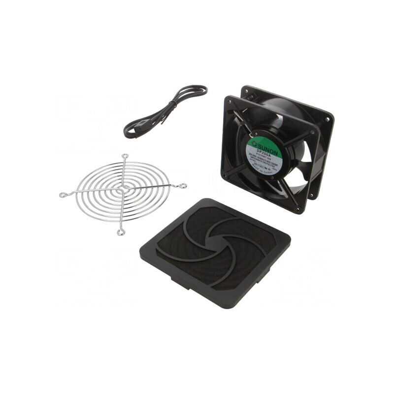 Ventilator AC Axial 230VAC 124x124x55mm | Electronic-mag.ro | Componente Electronice