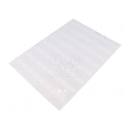 Etichete Autoadezive FLEXIMARK® Albe 25mm x 33,5mm 10 foi Ø: 7mm | Electronic-mag.ro | Componente Electronice