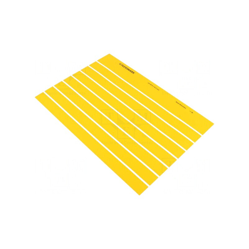 Etichetă Autoadezivă Galbenă 20x8mm FLEXIMARK® | Electronic-mag.ro | Componente Electronice