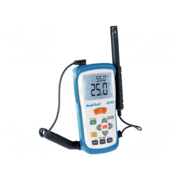 Termohigrometru LCD 3,5 cifre 20-60°C 5-95%RH | Electronic-mag.ro | Componente Electronice