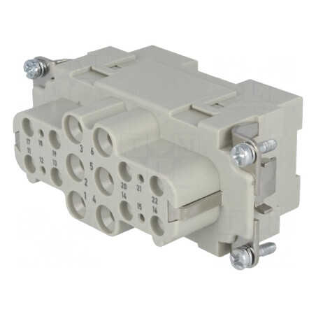 Conector HDC Inserturi Contact Mamă Han-Com Han K | Electronic-mag.ro | Componente Electronice