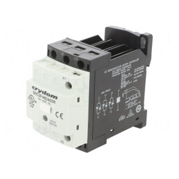 Releu Semiconductor 4,8A 3-Fazat 48-480VAC IP20 | Electronic-mag.ro | Componente Electronice