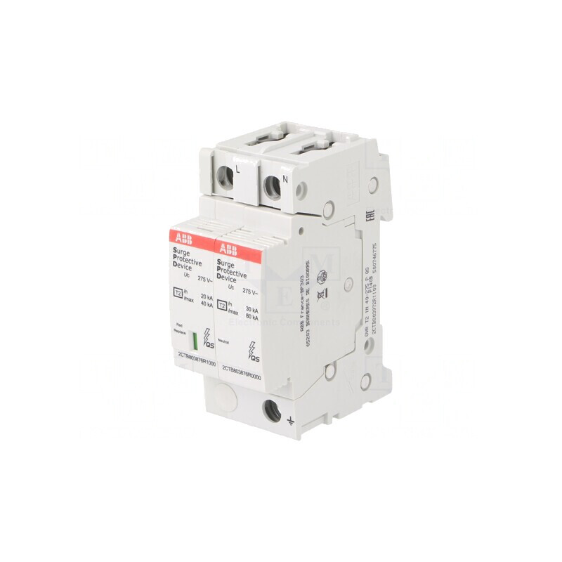 Limitator de Supratensiuni Tip 2 40kA 1 Poli | Electronic-mag.ro | Componente Electronice Limitator de Supratensiuni Tip 2 40kA 1 Poli | Electronic-mag.ro | Componente Electronice