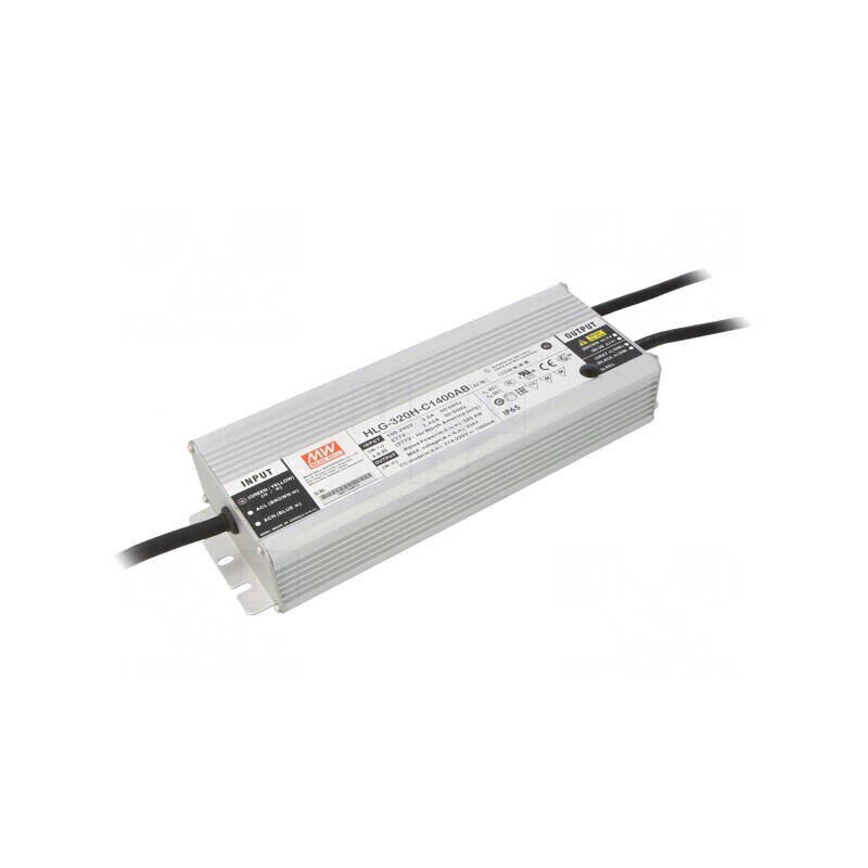 Alimentator LED 320,6W IP65 114-229VDC 700-1400mA | Electronic-mag.ro | Componente Electronice