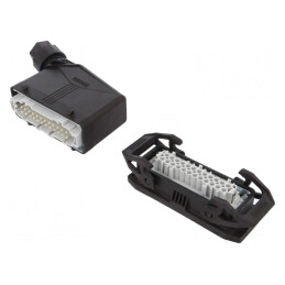 Conector HDC tată mamă 500V 16A 24 PIN 24 PE | Electronic-mag.ro | Componente Electronice