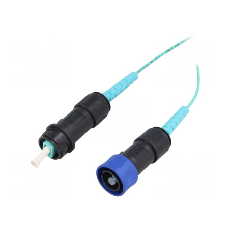 Patch Cord Fibră Optică Multimod Simplex Baionetă | Electronic-mag.ro | Componente Electronice