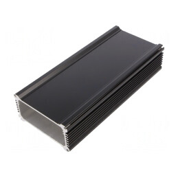 Carcasă Aluminiu Neagră IP67 106x240x56mm | Electronic-mag.ro | Componente Electronice