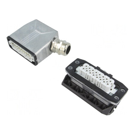 Conector HDC Tată Mamă 250V 16A 16 PIN 16 PE | Electronic-mag.ro | Componente Electronice