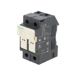Suport Siguranță Șină DIN 1 Poli DF221NV | Electronic-mag.ro | Componente Electronice