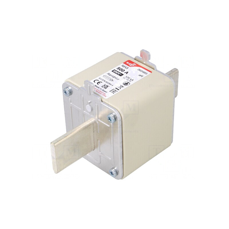 Siguranță Argintie NH3 500A 690VAC 550VDC | Electronic-mag.ro | Componente Electronice