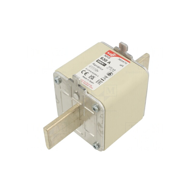 Siguranță NH3 630A 690VAC 550VDC Argintie | Electronic-mag.ro | Componente Electronice Siguranță NH3 630A 690VAC 550VDC Argintie | Electronic-mag.ro | Componente Electronice