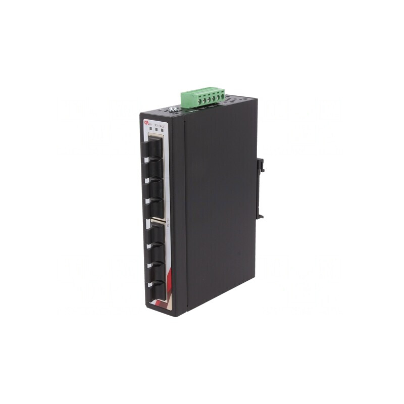 Switch Ethernet neadministrabil 8 porturi 12-48VDC | Electronic-mag.ro | Componente Electronice