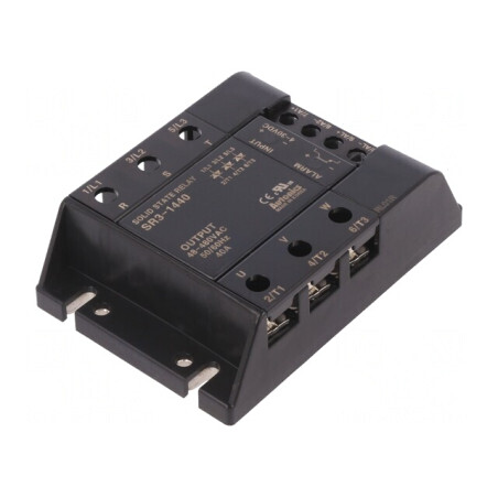 Releu Semiconductor 40A 3-fazat 48-480VAC | Electronic-mag.ro | Componente Electronice