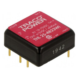 Convertor DC/DC 25W 18-75V la 15V/-15V THL 25-4823WI | Electronic-mag.ro | Componente Electronice