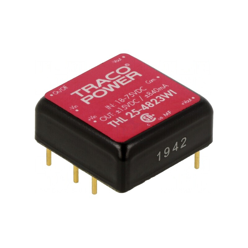 Convertor DC/DC 25W 18-75V la 15V/-15V THL 25-4823WI | Electronic-mag.ro | Componente Electronice Convertor DC/DC 25W 18-75V la 15V/-15V THL 25-4823WI | Electronic-mag.ro | Componente Electronice