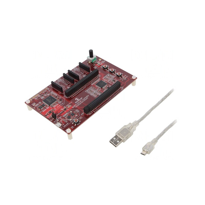 Placă prototip Microchip PIC DSPIC Curiosity Kit DM330030 | Electronic-mag.ro | Componente Electronice