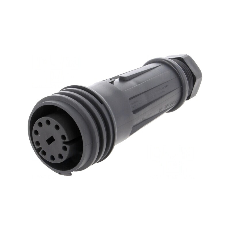 Conector Circular Mufă Mamă 10 PIN Alamă | Electronic-mag.ro | Componente Electronice