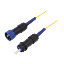 Patch Cord Fibră Optică Monomod Simplex Baionetă | Electronic-mag.ro | Componente Electronice