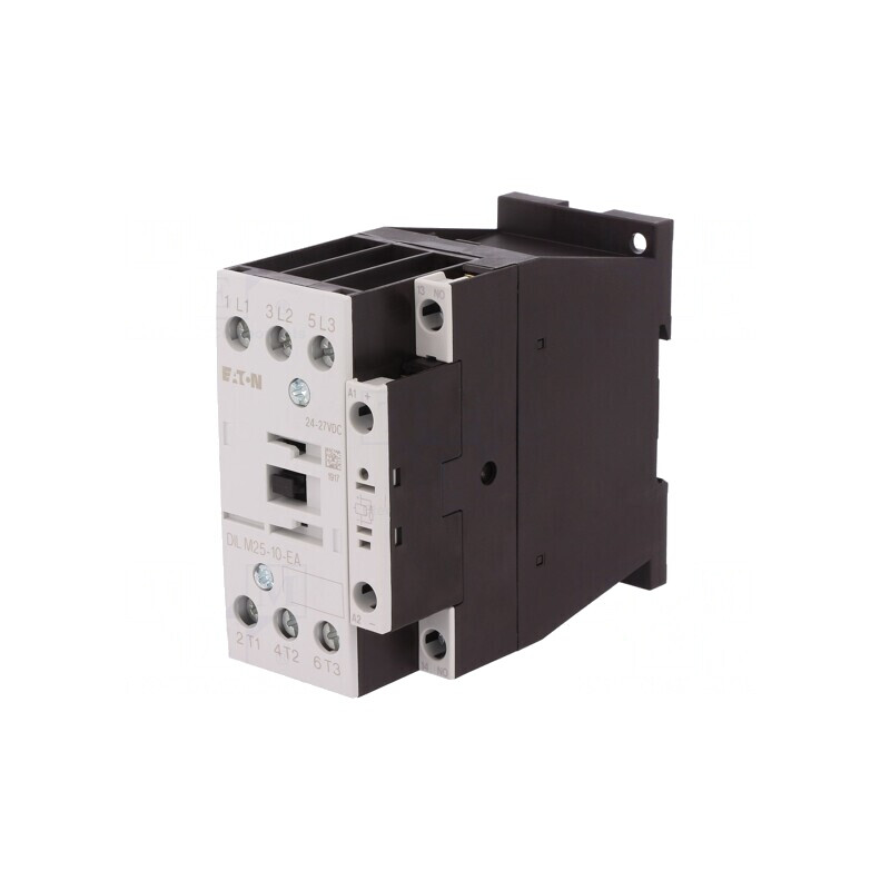 Contactor 3P NO 24VDC 25A 690V cu 3 Contacte Auxiliare | Electronic-mag.ro | Componente Electronice