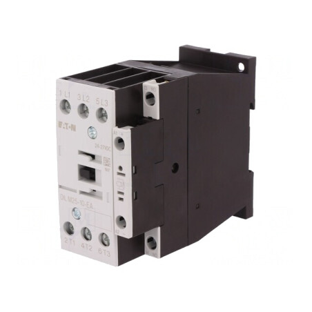 Contactor 3P NO 24VDC 25A 690V cu 3 Contacte Auxiliare | Electronic-mag.ro | Componente Electronice