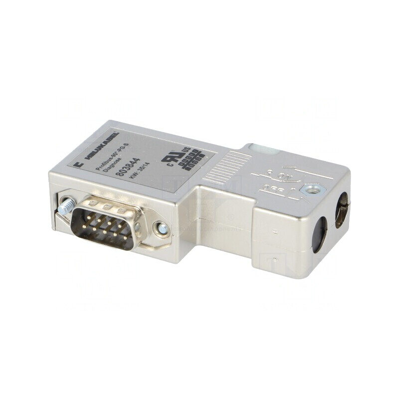 Conector D-Sub 9-PIN 90° Terminal Șurub Pe Cablu | Electronic-mag.ro | Componente Electronice