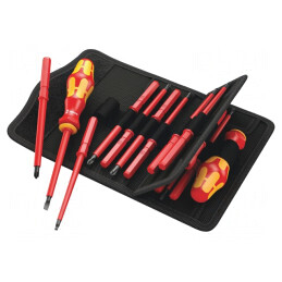 Kit Șurubelnițe Izolate 1kVAC 16 Buc. cu Etui | Electronic-mag.ro | Componente Electronice