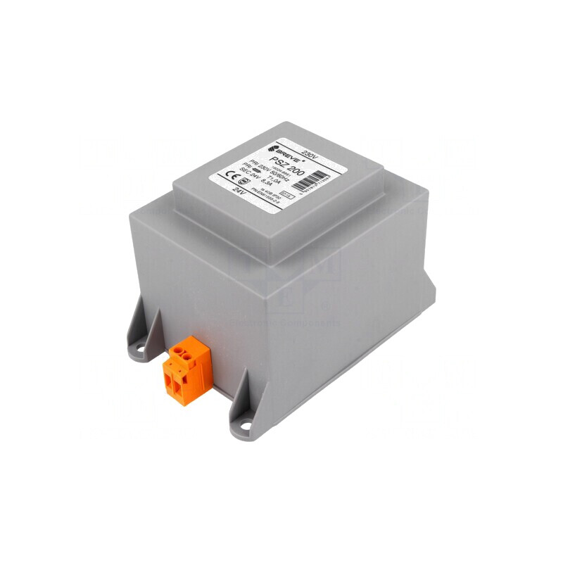 Transformator 200VA 230V la 24V pentru șină DIN | Electronic-mag.ro | Componente Electronice Transformator 200VA 230V la 24V pentru șină DIN | Electronic-mag.ro | Componente Electronice