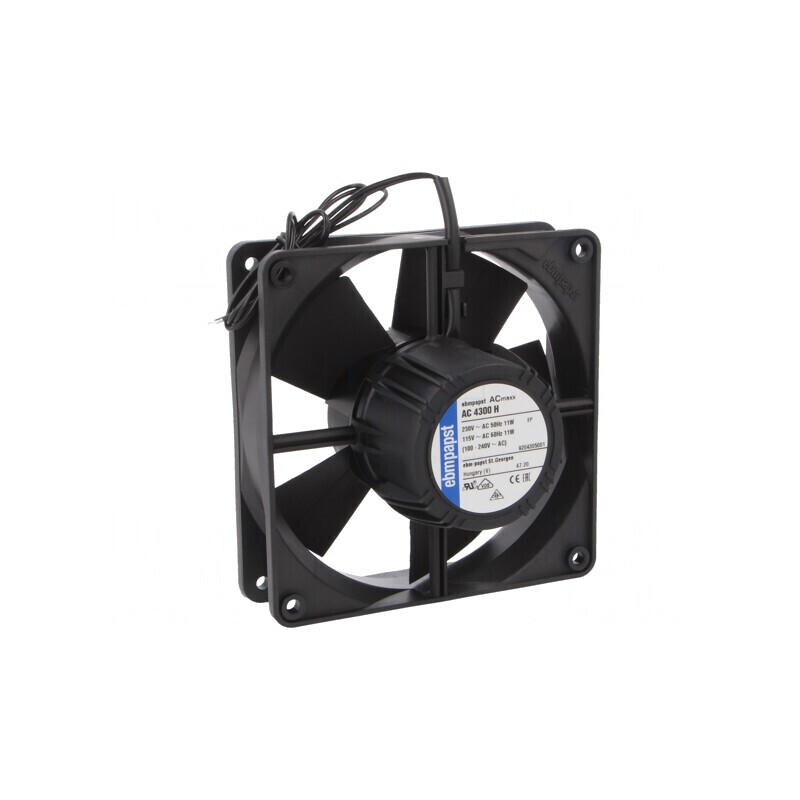 Ventilator AC Axial 119x119x32mm 204m3/h 51dBA IP20 | Electronic-mag.ro | Componente Electronice