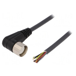 Cablu de Conectare M23 19PIN 10m Unghiular 150VAC 8A | Electronic-mag.ro | Componente Electronice