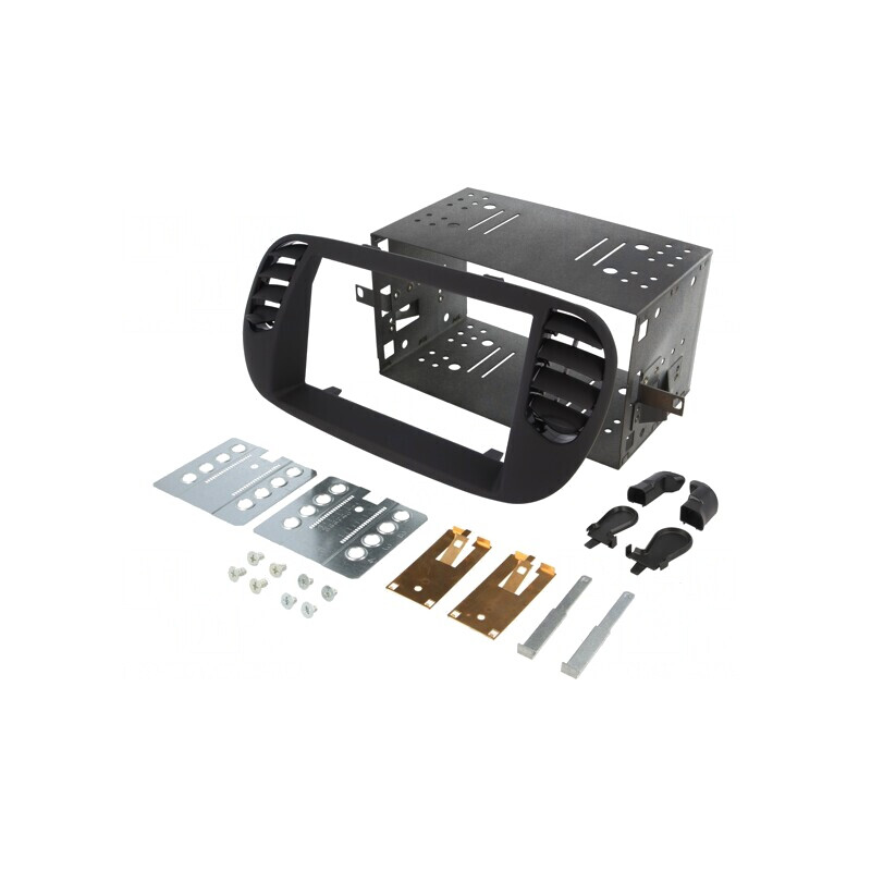 Cadru radio 2 DIN negru pentru Fiat | Electronic-mag.ro | Componente Electronice