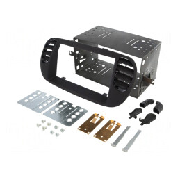 Cadru radio 2 DIN negru pentru Fiat | Electronic-mag.ro | Componente Electronice