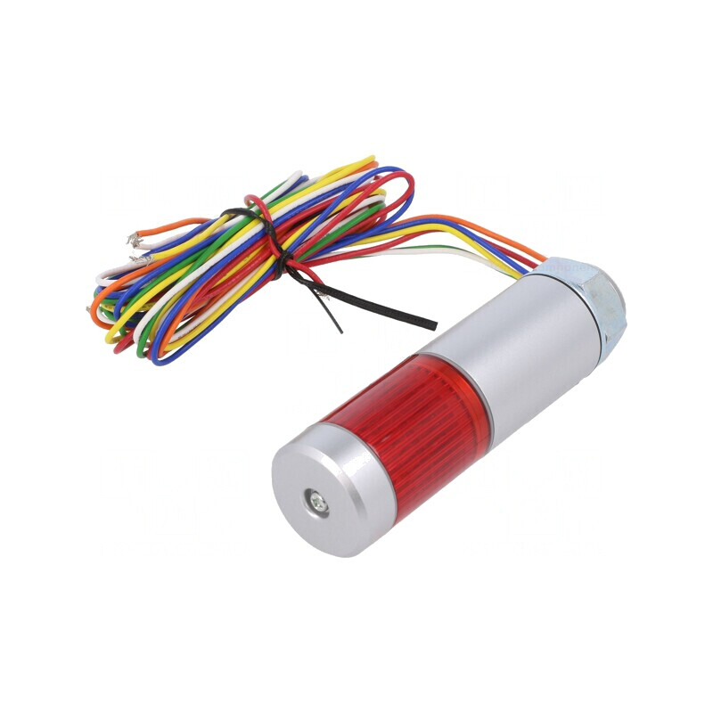 Coloană de Semnalizare LED Roșie 24VDC IP65 | Electronic-mag.ro | Componente Electronice