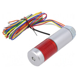 Coloană de Semnalizare LED Roșie 24VDC IP65 | Electronic-mag.ro | Componente Electronice