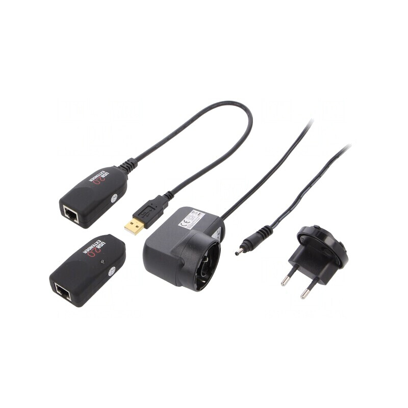 Extender USB 50m Negru USB 1.1/2.0 | Electronic-mag.ro | Componente Electronice Extender USB 50m Negru USB 1.1/2.0 | Electronic-mag.ro | Componente Electronice